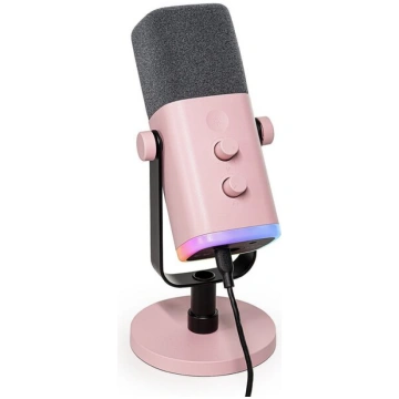 Fifine Am8 dinamiskais mikrofons, rozā, Usb/xlr