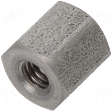 Screwed spacer sleeve | Int.thread: M2,5 | 5mm | h