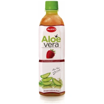Dzēriens ALEO Aloe Vera ar zemeņu garšu, PET, 1.5l