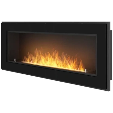 SIMPLEFIRE FRAME 1200 BLACK pie sienas stiprināms 