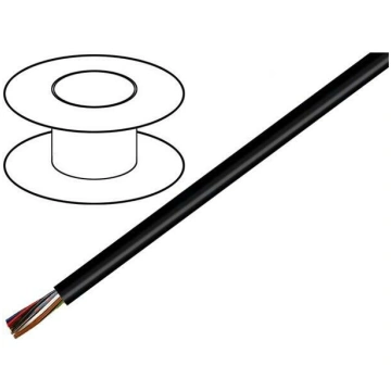 Wire; LiYY; 3x0.25mm2; unshielded; 300V; Cu; stran
