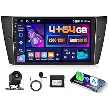 5G WiFi 4+64G Android auto radio BMW 3 E90/E91/E92
