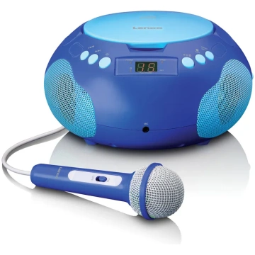 Lenco CD magnetola ar mikrofonu, SCD-625BU