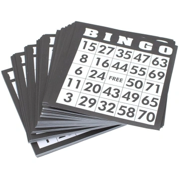 Bingo karšu komplekts 500 gab. | 500 dažādas kārti