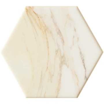 Flīzes, keramika Tubadzin Flare White hexagon PS02