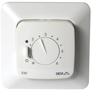 DeviReg 530 termoregulators ar grīdas sensoru DANF