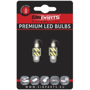 EinParts Auto LED Spuldzes C5W Festoon 31mm 6000K 
