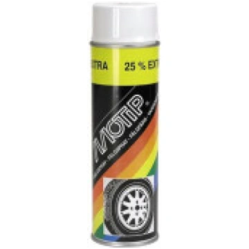 Riteņu aerosols Wheel Spray Balts 500ml, Motip 040