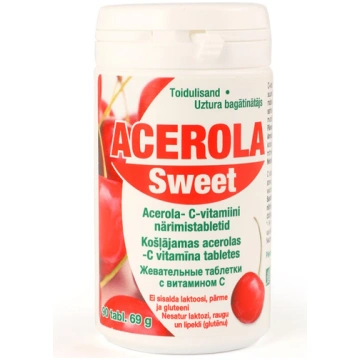 HKK Acerola Sweet košļājamās tabletes N90