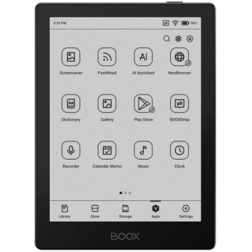 E-Reader, ONYX BOOX, 6, 1072x1448, Memory 32 MB, 1