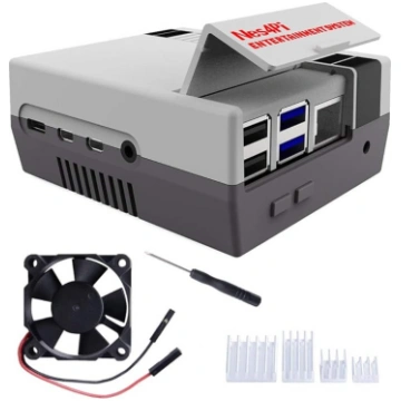 DVOZVO Retro Gaming Nes4Pi korpuss Raspberry Pi 4 