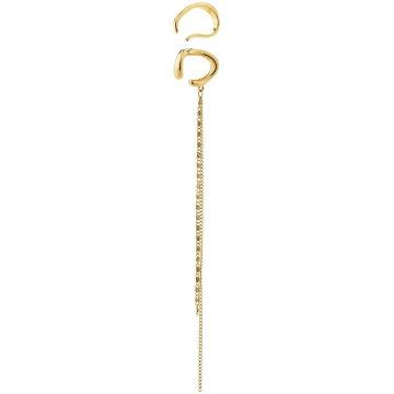 Pilgrim - Evon Ear Cuff, 2-In-1 Set, Gold-Plated -