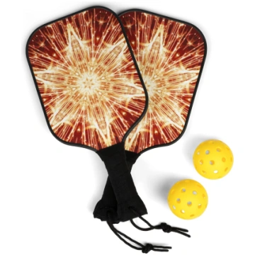 Fiery Star Custom Pickleball Kit including Balls a