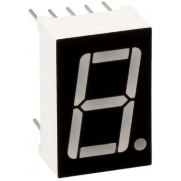 Display: LED | 7-segment | 14.2mm | 0.56" | No.cha