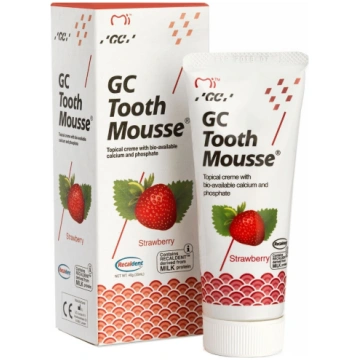 GC Tooth Mousse Strawberry, remineralizējošs aizsa