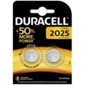 Duracell CR2025 2-pack Baterijas DURACELL CR2025 B
