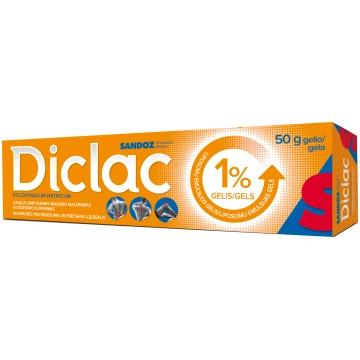 DICLAC 1% gels, 50 g