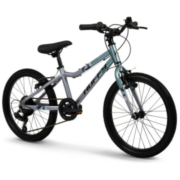 Huffy Literide Alu 20” bike, silver and turquoise 