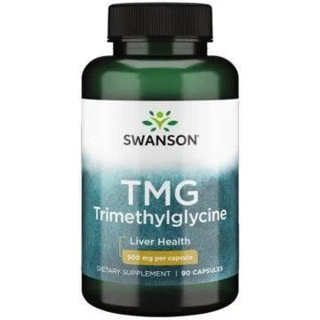 TMG (trimetilglicīns) 500 mg, 90 kapsulas Swanson