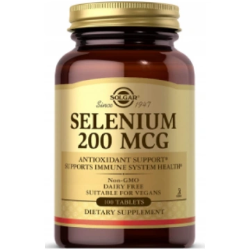 Selenium 200 mcg Solgar 100 tab