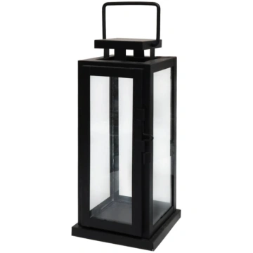 ARTFLOW Laterna Tower 11x10x25cm, melna