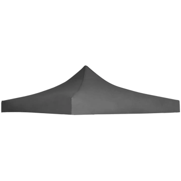 Dārza nojumes jumts, 3x3 m, antracītpelēks