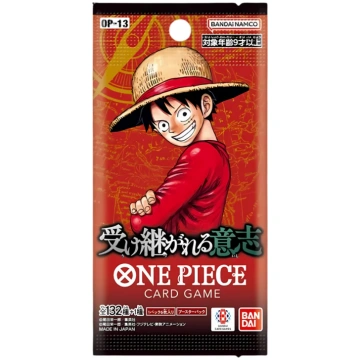 One Piece OP-13 Carrying On His Will - Single Pack