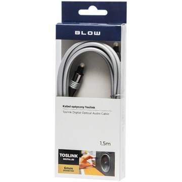 Toslink optical cable DIGITAL 5mm 1.5m Blow 0571