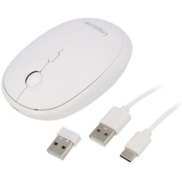 Mouse; white; USB A; wireless,optical; DPI change 