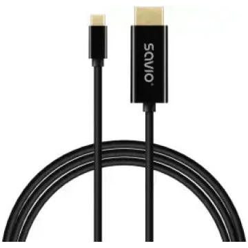 SAVIO USB-C uz HDMI kabelis 2m, 4K