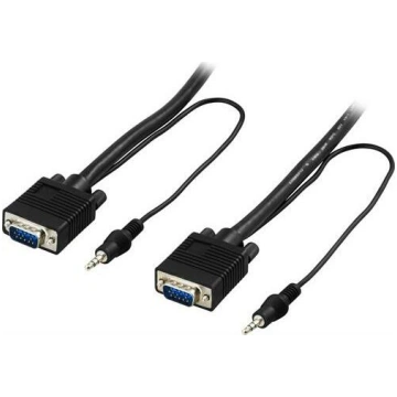 DELTACO monitor cable RGB HD 15ha-ha, without pin 
