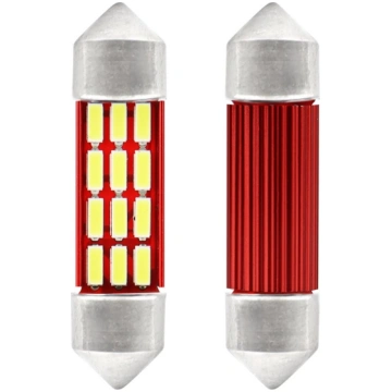 LED CANBUS spuldze 4014 12SMD Festoon C5W C10W C3W