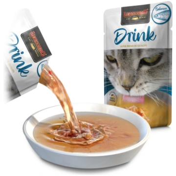 LEONARDO DRINK SALMON 40G - ZUPA KAĶIEM AR LASI
