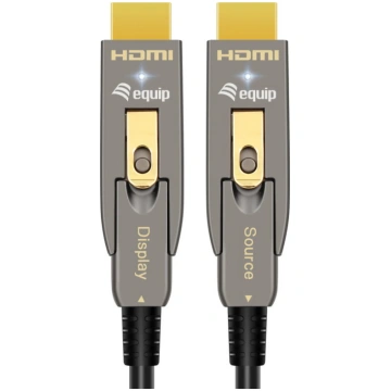 EQUIP HDMI 2.0 aktīvais optiskais kabelis 15 m — a