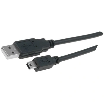 Cable; USB 2.0; USB A plug,USB B mini plug; nickel