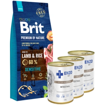 BRIT Premium By Nature Sensitive Lamb 15kg uniwers