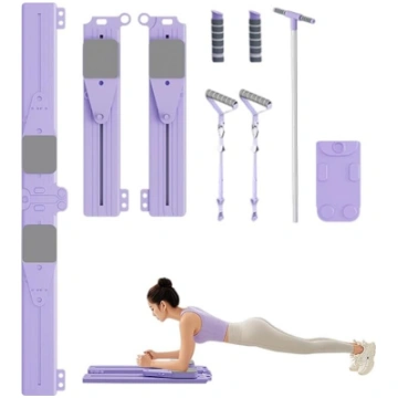 Pilates dēlis mājām, salokāms daudzfunkcionāls vēd
