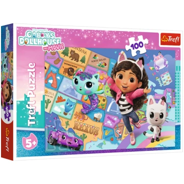 TREFL GABBY´S DOLLHOUSE Puzle, 100 gab. (16515T)