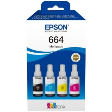 Epson 664 EcoTank (C13T66464A) Ink Refill Bottles 