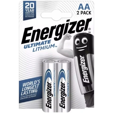 Energizer L91 AA Ultimate Lithium batteries 2 psc
