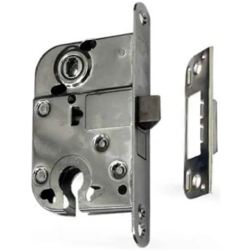 ABLOY 2018 iegremdējamā slēdzene, hromēta apdare, 