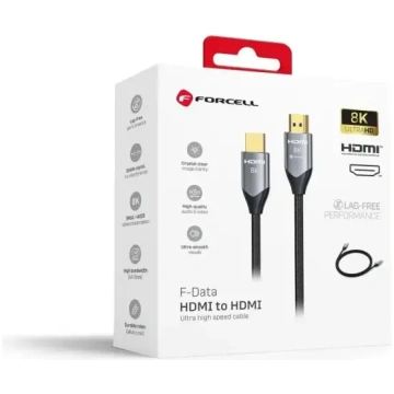 HDMI 2.1 Forcell Cafule kabelis 8K 60Hz / 4K 120Hz