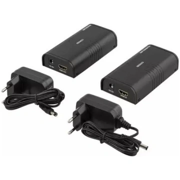 Lietots - HDMI pagarinātājs līdz 120m Deltaco HDMI