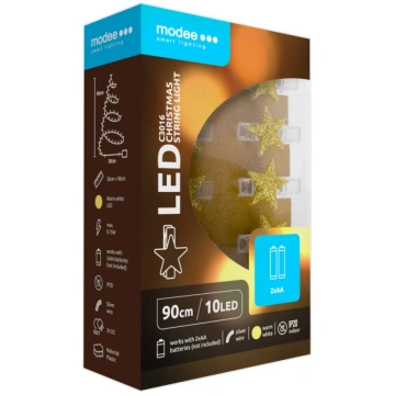 BAT Modee Zvaigžņu gaismas 0.9m WARM 10LED ML-C301