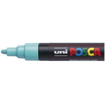 Marķieris ūdens bāzes UNI Posca PC-5M jūras zaļš(P