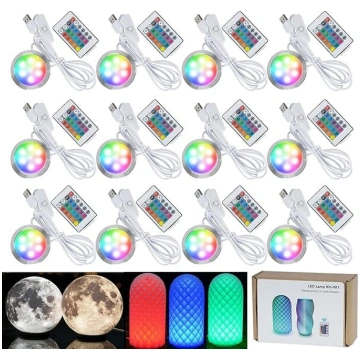 Tālvadības pults RGB LED lampu komplekts 001 ar st