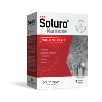 SOLURO MANNOSE, 7 paciņas Solepharm Pharmaceutical