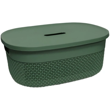 Grozs ar vaku Deny 38x28x15cm zals 9133576 (475095
