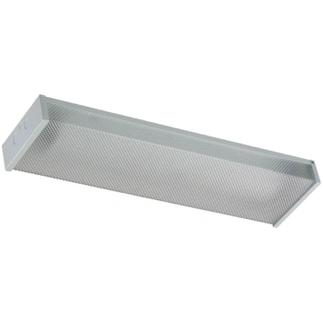 2-Light 25" LED Wrap Light Fixture - White Finish 