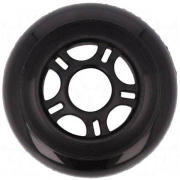 Wheel | black | Pcs: 1 | push-in | Ø: 84mm | Plati